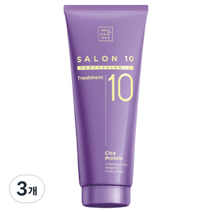 미쟝센 살롱 10 프로페셔널 시카 프로틴 헤어트리트먼트, 3개, 215ml