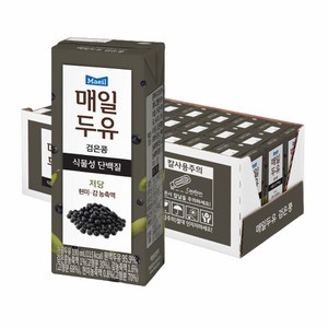 매일유업 매일두유 검은콩, 24개, 190ml
