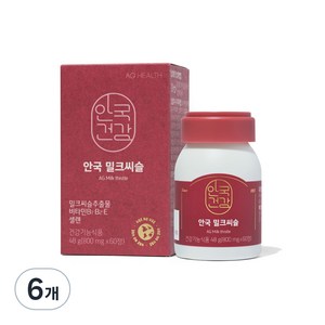 안국건강 안국 밀크씨슬, 60정, 6개