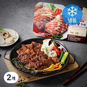 고급진 칼집 돼지 왕구이 (냉동), 700g, 2개