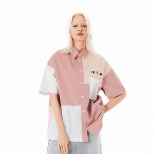 5252바이오아이오아이 COLOR BLOCK SHIRTS