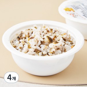 짱죽 완료기 13개월부터 이유식 김모듬야채밥, 180g, 4개, 혼합맛(김/모듬야채)