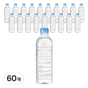 제트스카이 롯데 아이시스 생수 무라벨, 500ml, 60개