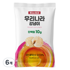 프로엠 에너에이드 우리나라 강냉이, 100g, 6개