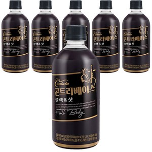 칸타타 콘트라베이스 블랙 & 샷, 500ml, 6개