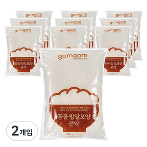 곰곰 밥알모양 곤약, 2kg, 2개