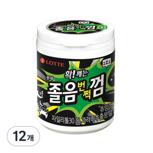 롯데 확 깨는 졸음 번쩍 껌, 87g, 12개