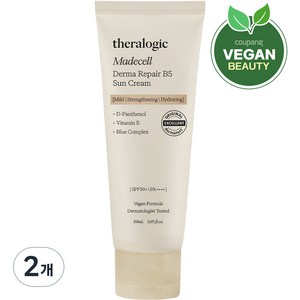 테라로직 마데셀 더마 리페어 B5 선크림, 50ml, 2개