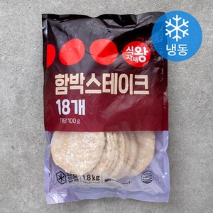 식자재왕 함박스테이크 (냉동), 1.8kg, 1개