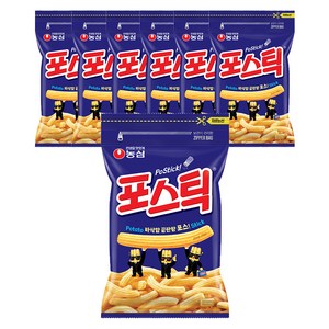 농심 포스틱 지퍼 과자 대, 280g, 8개