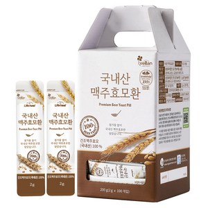 라이프힐 국내산 맥주효모환, 200g, 1개