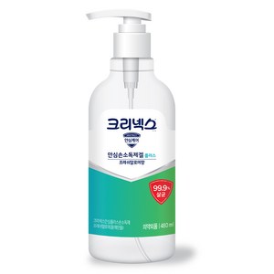 크리넥스 안심손소독제겔플러스 프레쉬알로에향, 480ml, 1개