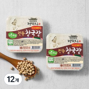 맑은물에 정학님 전통 청국장, 160g, 12개