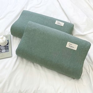 컴투더홈 Hello simple home 라텍스 굴곡형 베개커버 2p