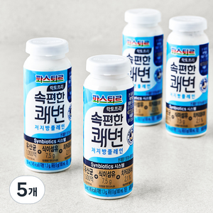 파스퇴르 속편한 쾌변 저지방 플레인 요구르트 4입, 600ml, 5개