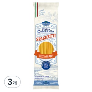 폰타나 이탈리아 캄파니아 스파게티, 500g, 3개