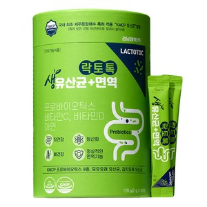 경남제약 락토톡 생유산균 면역 60p, 120g, 1개