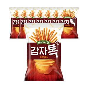 마켓오 감자톡 매콤달콤맛, 80g, 8개