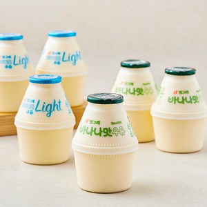 바나나맛우유 240ml x 3개입 + 바나나맛우유 라이트 240ml x 3개입 세트, 1.44L, 1세트