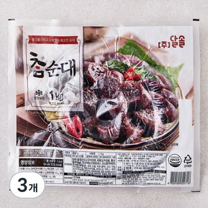 달솔 참순대, 1kg, 3개