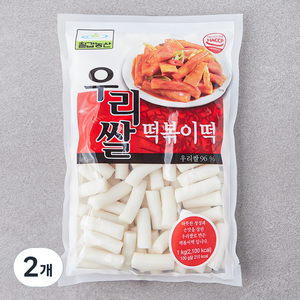 칠갑농산 우리쌀 떡볶이떡, 1kg, 2개