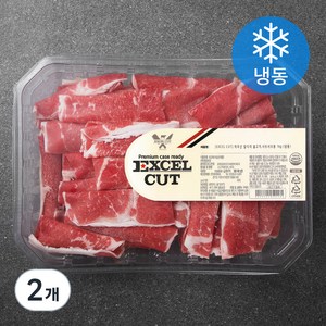 EXCELCUT 미국산 앞다리 불고기 / 샤브샤브용 (냉동), 1kg, 2개