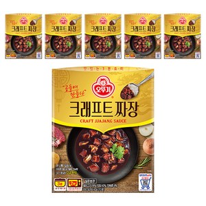 오뚜기 크래프트 짜장, 6개, 200g