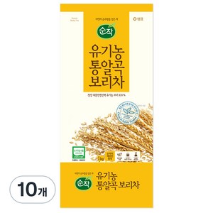 순작 유기농 통알곡 보리차, 1kg, 1개입, 10개