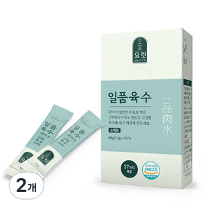 요릿 일품육수 20p, 66g, 2개