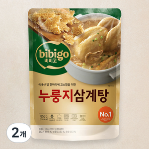 비비고 누룽지 삼계탕, 850g, 2개