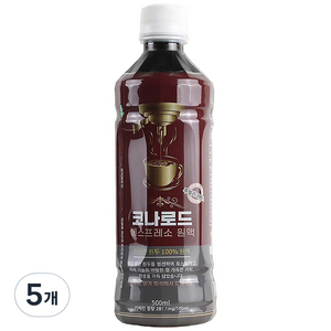 코나로드 콜롬비아 수프리모 에스프레소 액상 원액 더치커피, 500ml, 1개입, 5개