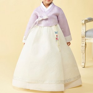 더예한복 여아용 보라향기 한복 GR624