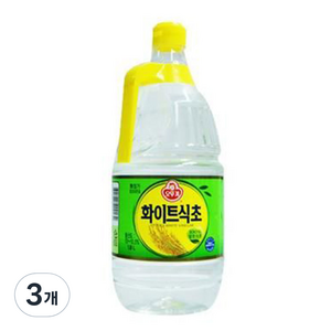 [오뚜기] 화이트 식초, 1.8L, 3개