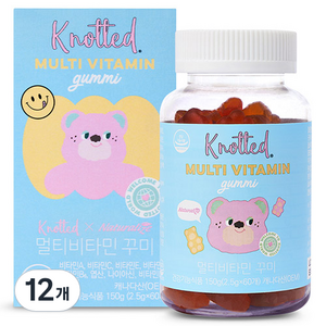 노티드 꾸미 멀티비타민 60p, 150g, 12개