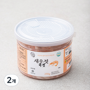 자연다감 새우젓 육젓, 250g, 2개