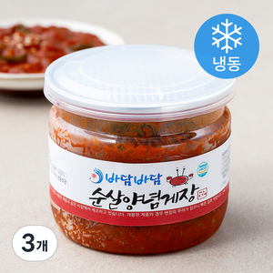 바담바담 순살 양념게장 (냉동), 3개, 200g