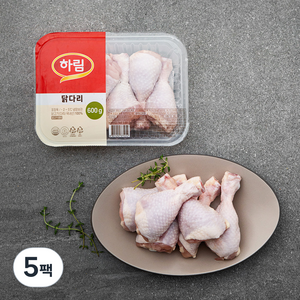 하림 닭다리 (냉장), 600g, 5팩