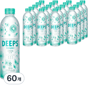 Deeps 해양심층수 그린, 500ml, 60개