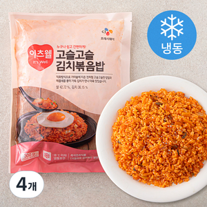 이츠웰 고슬고슬 김치 볶음밥 (냉동), 300g, 4개