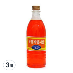 [오뚜기] 음료베이스 시럽, 1kg, 3개