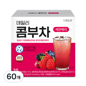 다농원 데일리 콤부차 세븐베리, 5g, 30개입, 2개