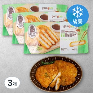 곰곰 에어프라이어 통등심 돈까스 (냉동), 450g, 3개