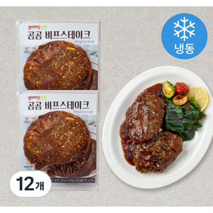 곰곰 비프 스테이크 (냉동), 160g, 12개입