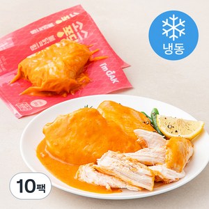 아임닭 소스퐁닭 불닭크림 (냉동), 100g, 10팩