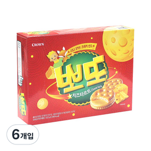 크라운 뽀또 치즈타르트, 322g, 6개