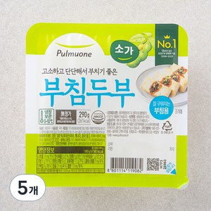 풀무원 소가 부침두부, 290g, 5개