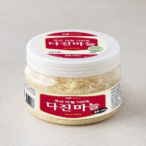 가나 다진마늘 페트병, 450g, 1개