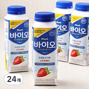 매일바이오 드링킹 요거트 딸기, 250ml, 24개