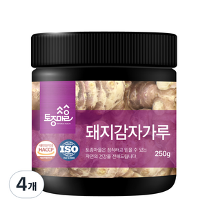 토종마을 HACCP인증 돼지감자가루, 4개, 250g