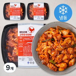 에브리쿡 고추장 닭갈비 (냉동), 300g, 9개